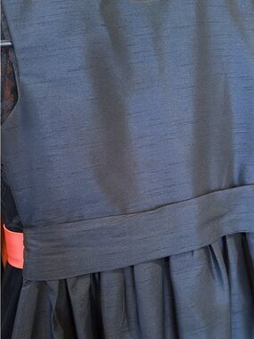 Girls Dessy Collection Midnight Navy Dress